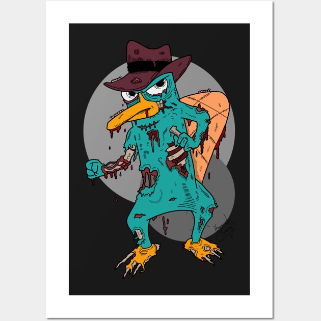 After of Perry the Platypus Wall Art by Hvmbertogarza